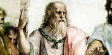 School of Athens by Raphael (detail of Plato)