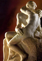 The Kiss by Rodin   (Permission by Mark Harden; http://www.artchive.com)